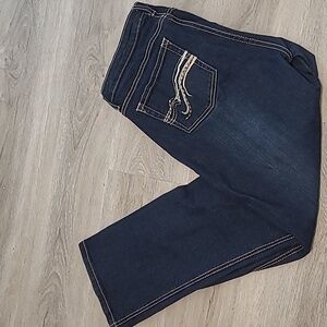 Aura by Wrangler dark wash size 10 short Jeans